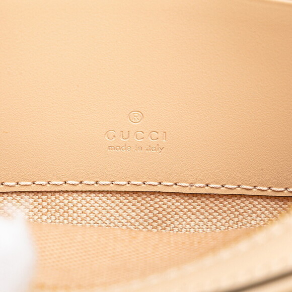 Gucci GG Super Shoulder Bag Beige Leather - Picture 9 of 10